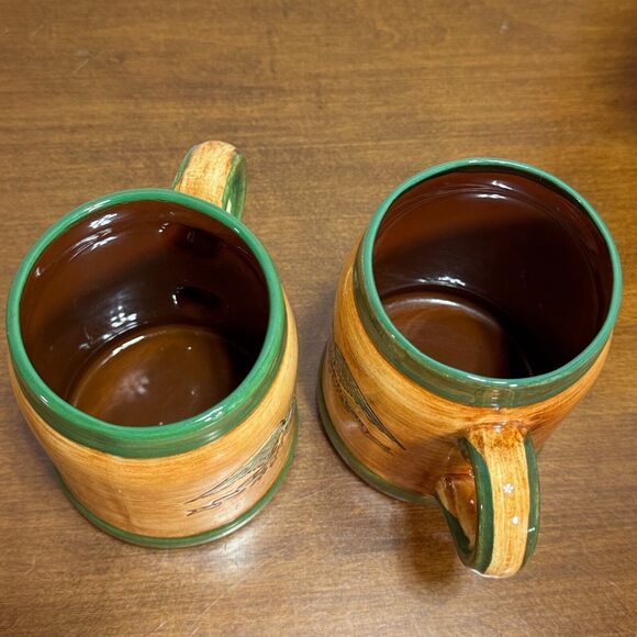 Pair of Pennsbury Pottery Mugs American Eagle 22 ounces Set of 2 USA - Picture 4 of 9